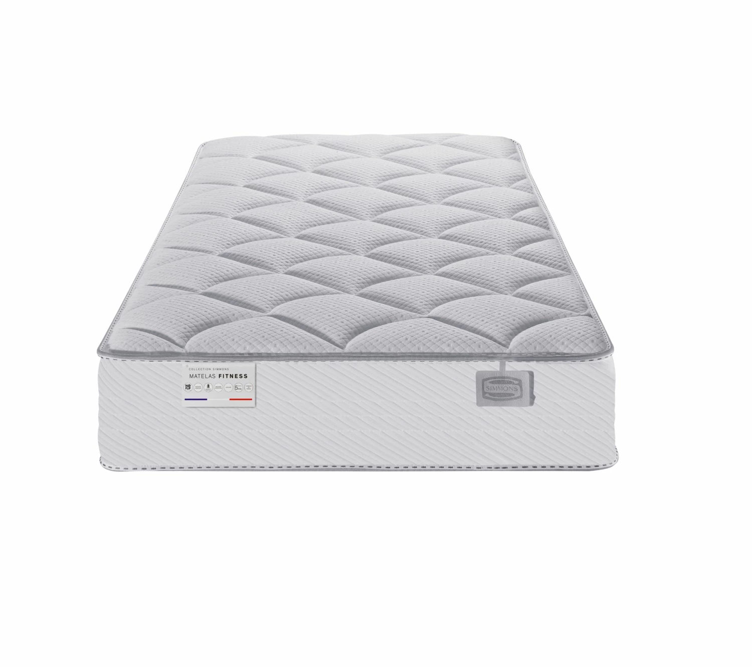 Meilleure vente ⌛ Matelas ressorts 80x200 cm SIMMONS FITNESS 2 ❤️ 2 Meilleure vente ⌛ Matelas ressorts 80x200 cm SIMMONS FITNESS 2 ❤️ – Image 2