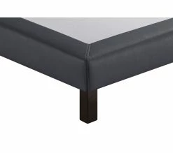 Meilleure vente ✨ Sommier gris 90x190 cm SIMMONS DECO PU 2 🧨 -Simmons Soldes 3133613206136 D