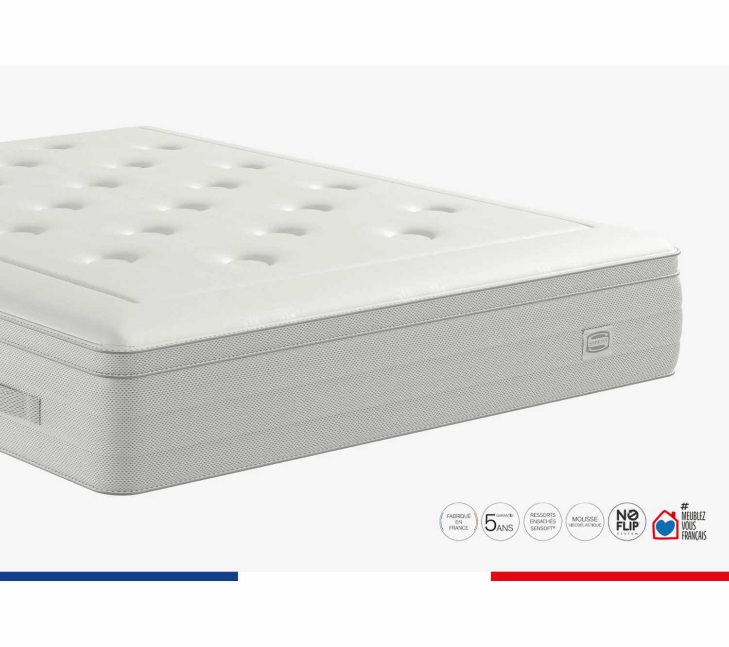 Meilleur prix 🔥 SIMMONS Matelas Reflexion Ferme, Ressorts Ensachés, 90x190, H33 🥰 5 Meilleur prix 🔥 SIMMONS Matelas Reflexion Ferme, Ressorts Ensachés, 90x190, H33 🥰 – Image 5