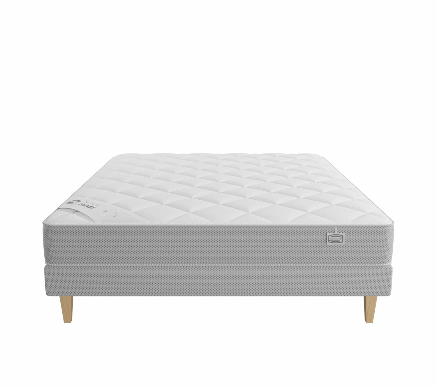 Promo ✔️ Matelas + sommier 160x200 cm SIMMONS TRENDY 🛒 2 Promo ✔️ Matelas + sommier 160x200 cm SIMMONS TRENDY 🛒 – Image 2