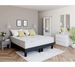 De gros 🛒 Matelas ressorts 200x200 cm SIMMONS LIFER 😀