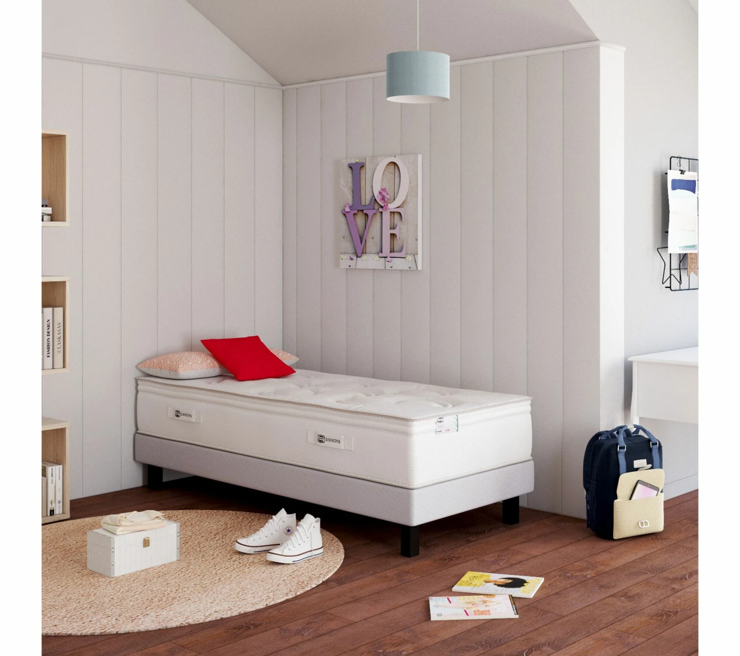 Meilleure vente 😍 Matelas ressorts 80x200 cm SIMMONS LIFER 🛒 2 Meilleure vente 😍 Matelas ressorts 80x200 cm SIMMONS LIFER 🛒 – Image 2