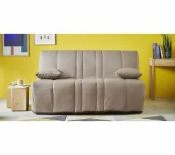 Offres ⌛ Banquette lit BZ Slyde SIMMONS SWAG RESSORTS 140 cm sans housse ⭐
