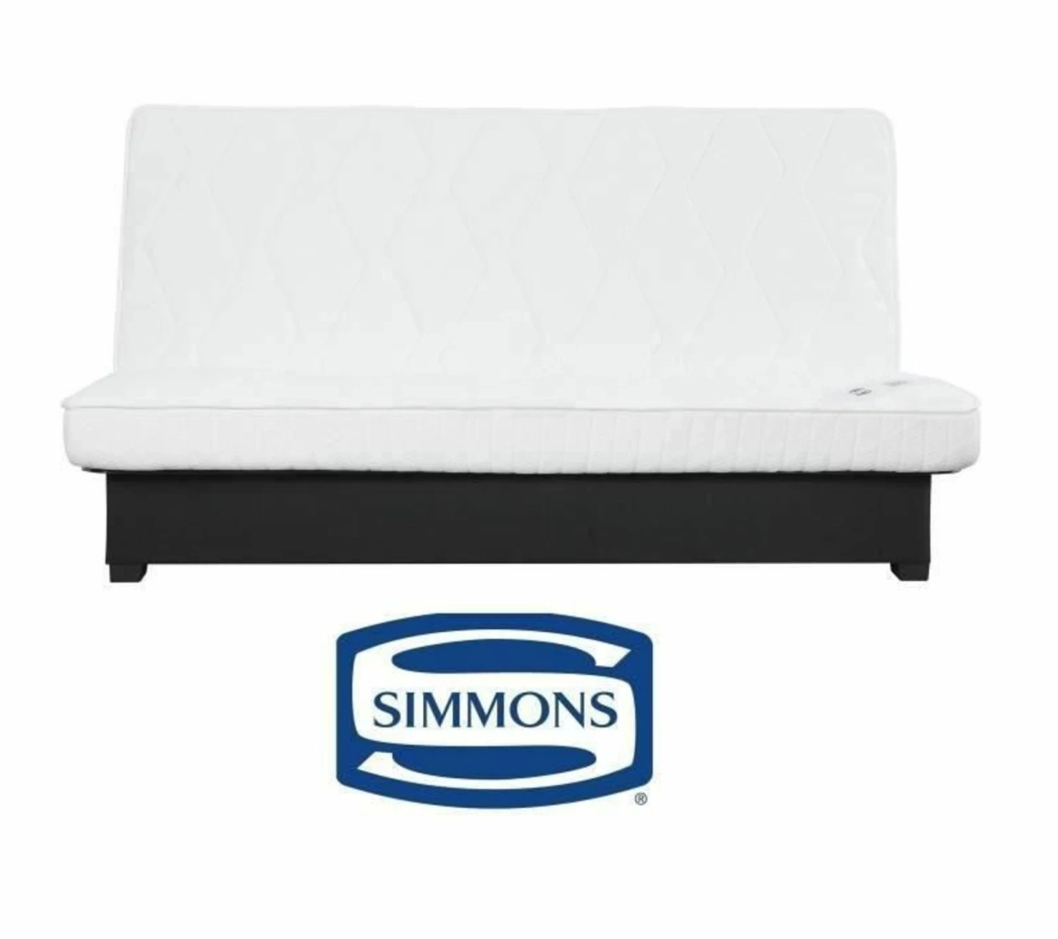 Top 10 ✔️ Banquette Clic Clac Simmons- Tissu Noir + 2 Coussins Noir - L 194 X P 98 X H 100 Cm - Vanda 😍 4 Top 10 ✔️ Banquette Clic Clac Simmons- Tissu Noir + 2 Coussins Noir - L 194 X P 98 X H 100 Cm - Vanda 😍 – Image 4