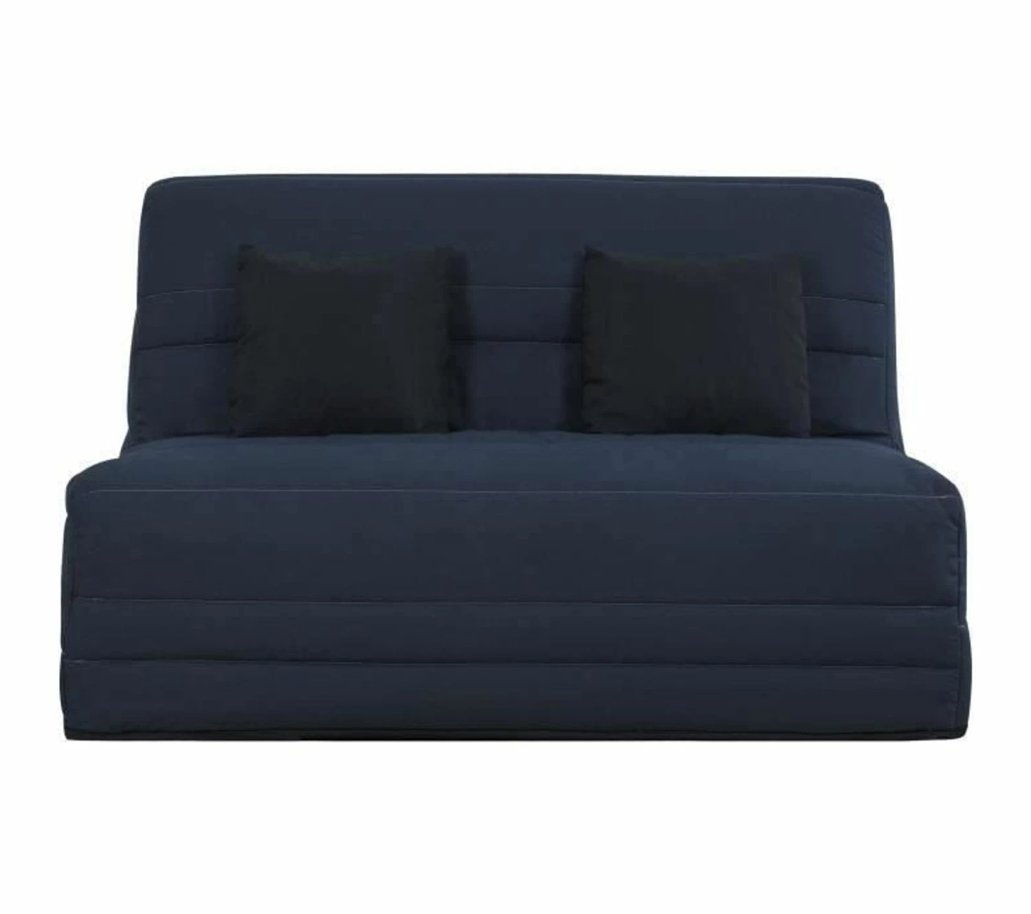 Coupon đ„ SIMMONS Banquette Mécanisme Slyde - Tissu Gris + 2 Coussins Noir - L 145 X P 103 X H 89 Cm - Vanda â 1 Coupon đ„ SIMMONS Banquette Mécanisme Slyde - Tissu Gris + 2 Coussins Noir - L 145 X P 103 X H 89 Cm - Vanda â