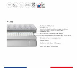 Acheter 🎉 SIMMONS Matelas 90 X 190 Cm Ressorts Ensachés - 24 Cm - Très Ferme - Sw2 🎁 7 Acheter 🎉 SIMMONS Matelas 90 X 190 Cm Ressorts Ensachés - 24 Cm - Très Ferme - Sw2 🎁 -Simmons Soldes 3543501284090 A