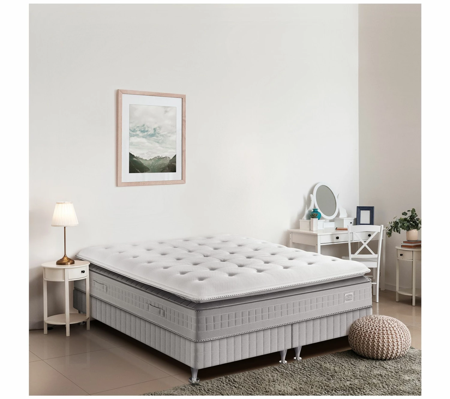 Acheter ✨ SIMMONS Sommier Tapissier À Lattes Airsom Avec 4 Pieds, 2x80x200 😉 2 Acheter ✨ SIMMONS Sommier Tapissier À Lattes Airsom Avec 4 Pieds, 2x80x200 😉 – Image 2