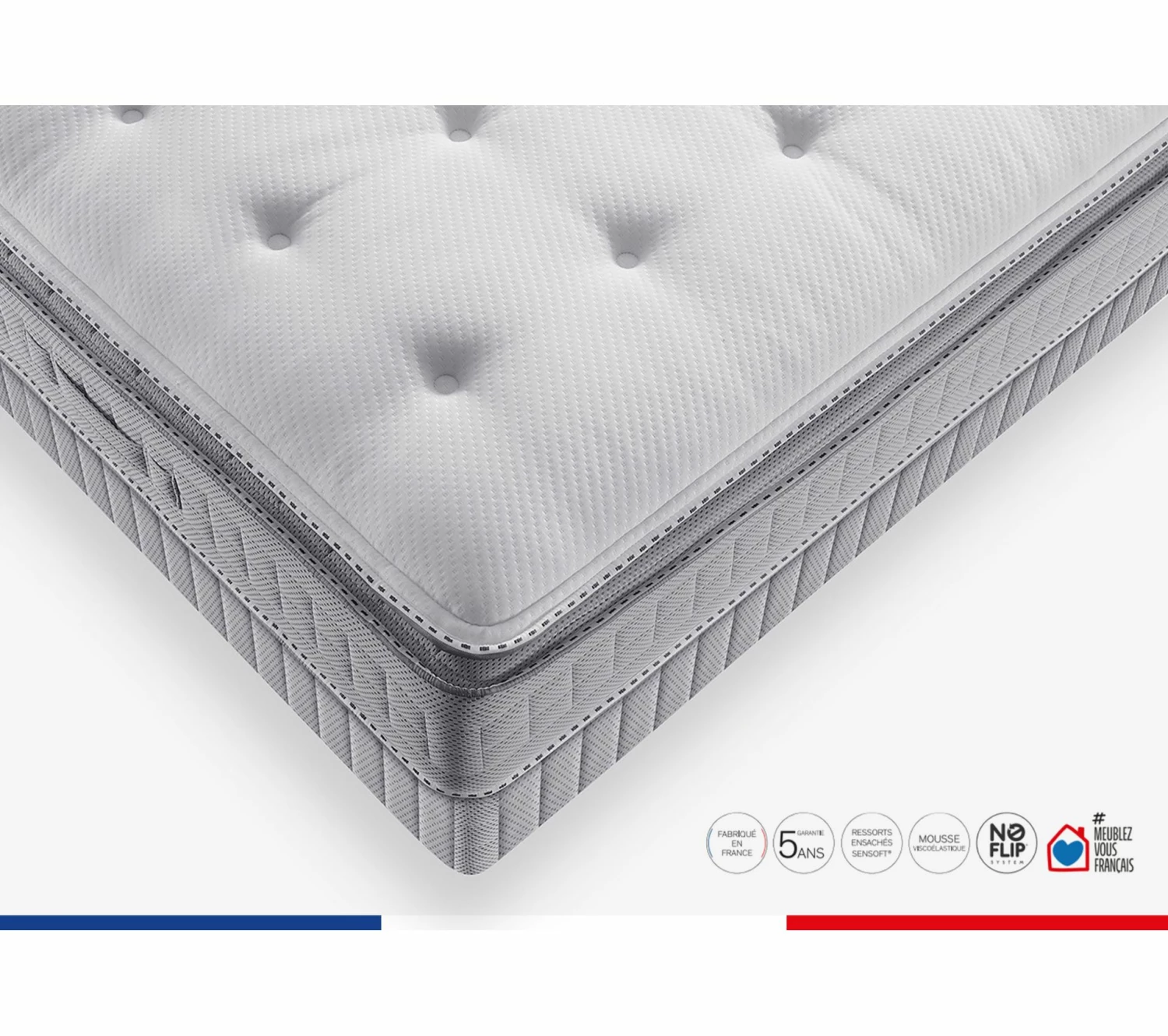 Meilleur prix 🥰 SIMMONS Ensemble Matelas Ressort + Sommier Duo Extension, Accueil Enveloppant 180x200, 29cm Dépaisseur 👍 4 Meilleur prix 🥰 SIMMONS Ensemble Matelas Ressort + Sommier Duo Extension, Accueil Enveloppant 180x200, 29cm Dépaisseur 👍 – Image 4