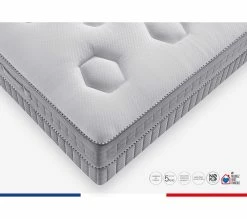 De gros ❤️ SIMMONS Ensemble Matelas Ressort + Sommier Duo Flexion, Accueil Moelleux 180x200, 26cm Dépaisseur 💯 -Simmons Soldes 3543501284717 A