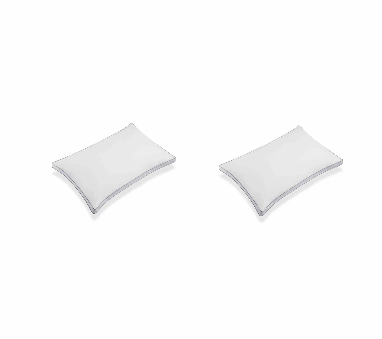 Promo 🎁 Lot De 2 Oreillers Microgel Ferme Percale Simmons 60x60 😀 2 Promo 🎁 Lot De 2 Oreillers Microgel Ferme Percale Simmons 60x60 😀 – Image 2
