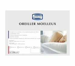 Sortie 🧨 Lot De 2 Oreillers Microgel Moelleux Percale Simmons 50x70 🎁 -Simmons Soldes 3700595201628 Z1