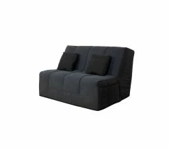De gros 🔥 SIMMONS Banquette BZ Slyde Hight 160 Avec Housse Noire + 2 Coussins - Sl10011 😀